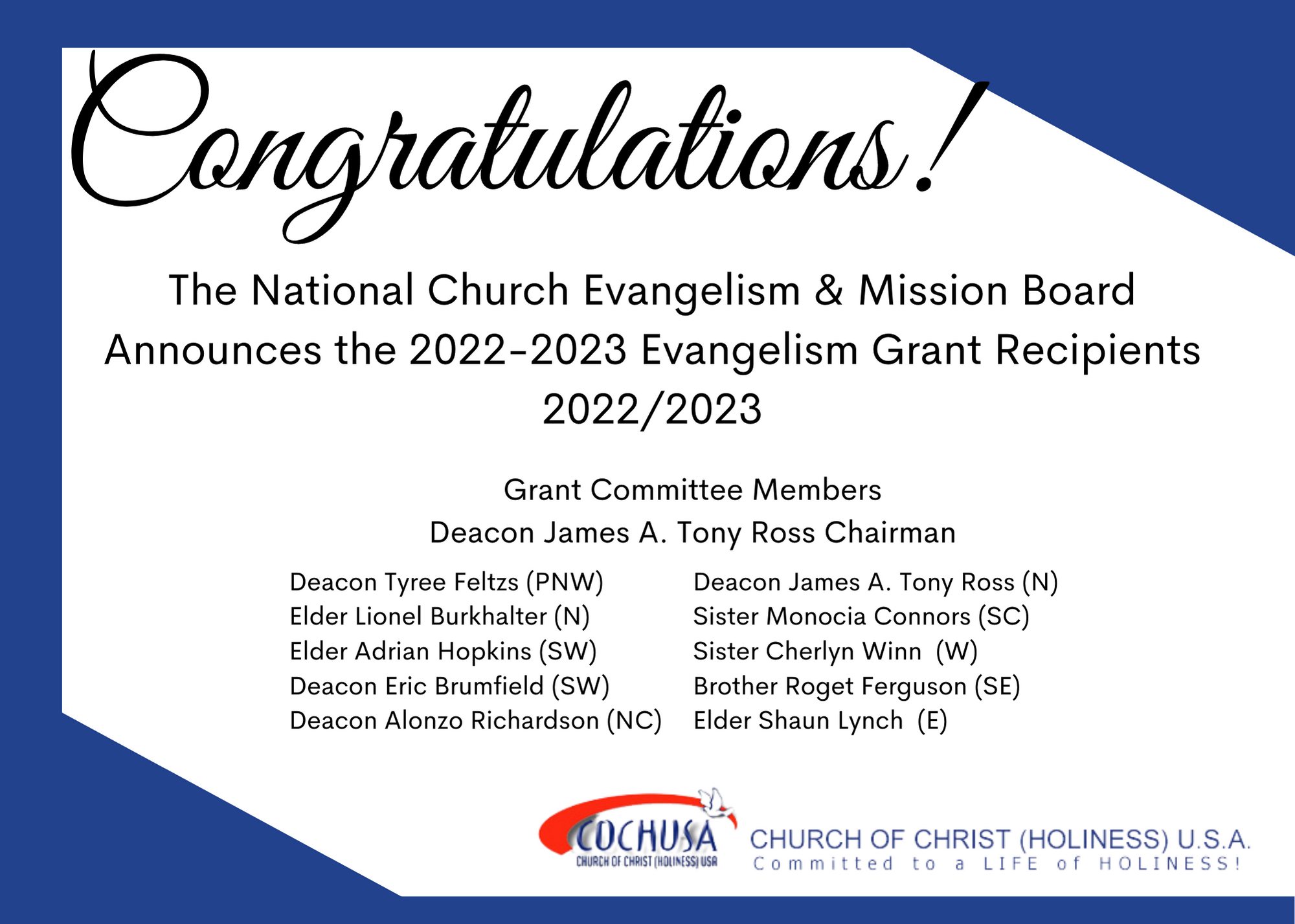 National CHURCH EVANGELISM & MISSION